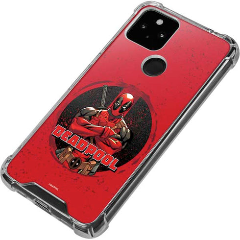 Marvel Deadpool Wade Wilson Google Pixel 5a 5G Clear Case